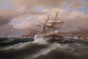 Thomas Birch, An American Ship in Distress